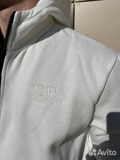 Zip Hoodie C.P Company black, white (Арт.58961)