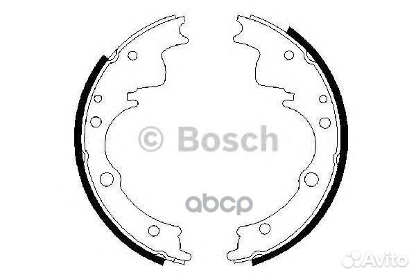 Колодки тормозные 0986487287 Bosch