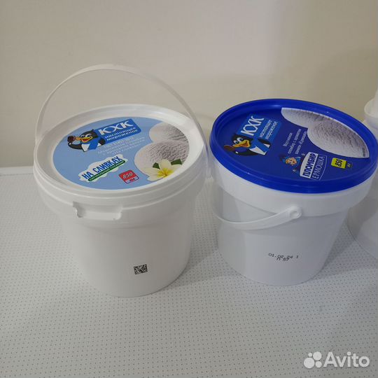 Ведро пищевое с крышкой контейнер для заморозки