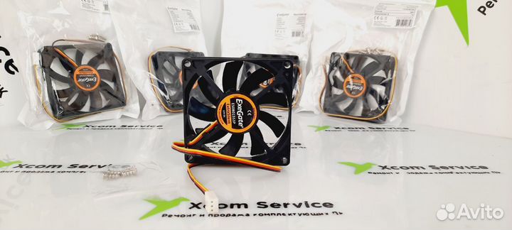 Вентилятор для корпуса 80x80x15 мм ExeGate