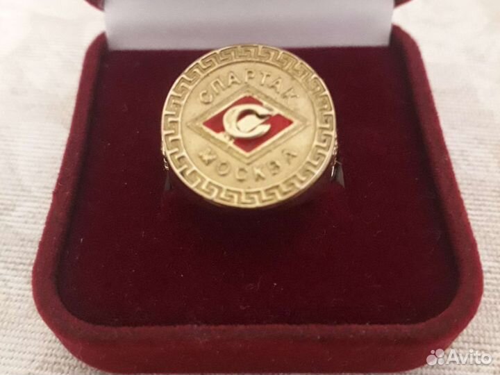 Перстень фк.Спартак Москва.Из бронзы