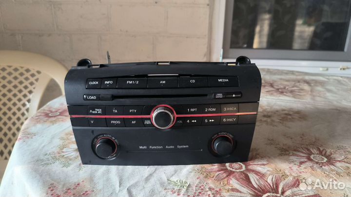 Штатная магнитола mazda 3 bk
