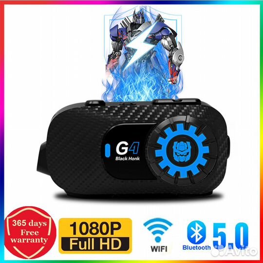 Гарнитура видеорегистратор 1080 для мото шлема