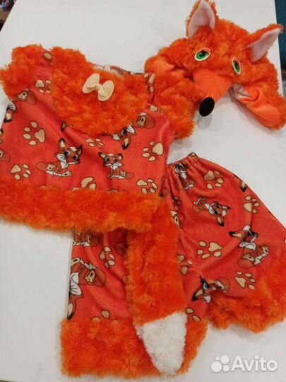Костюм лисёнка детский р. 104-116 Прокат