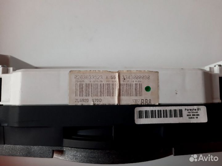 Щиток приборов Порше Кайен
