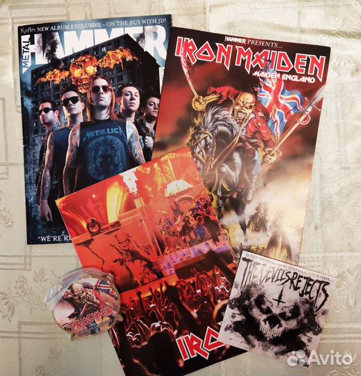 Журнал Metal Hammer + бонусы с Iron Maiden