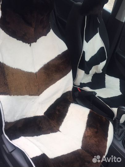 Накидки на сидения меховые натуральные