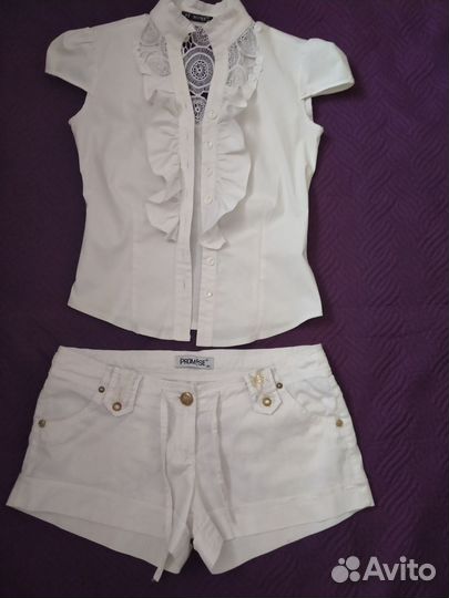 Блузка женская 42 44,шорты42