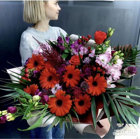 Необычные букеты, экзотические цветы