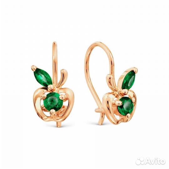 Золотые серьги