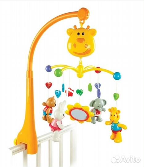 Мобиль на кроватку Жирафики