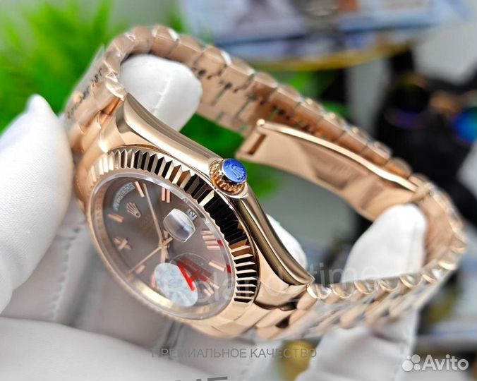 Брутальные мужские механические часы Rolex daydate