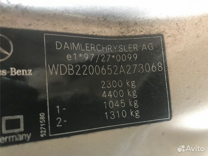 Разбор на запчасти Mercedes S W220 1998-2005