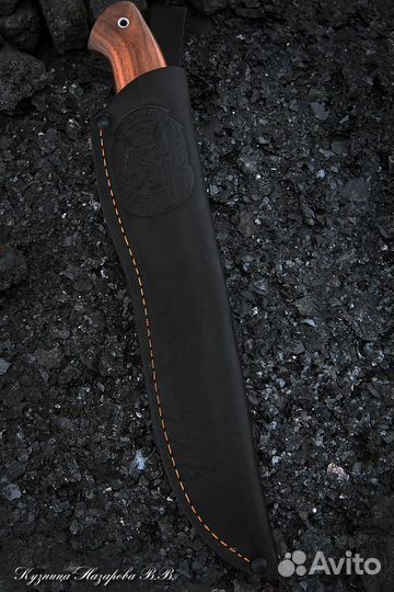 Филейный нож Касатка Х12мф палисандр
