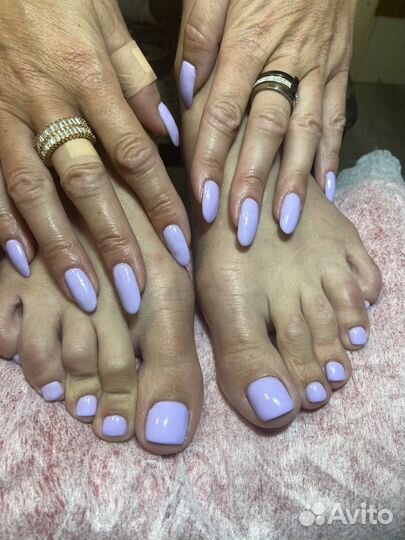 Маникюр педикюр на дому