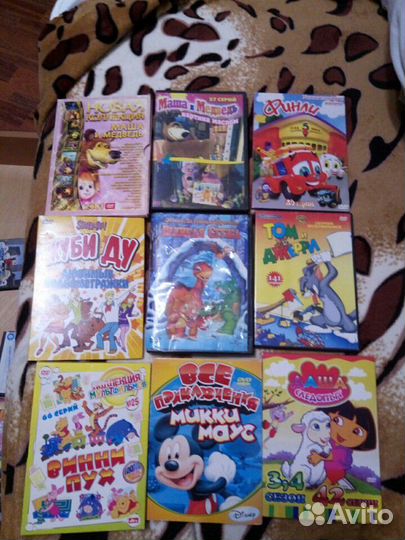 Мультфильмы разные 65 дисков