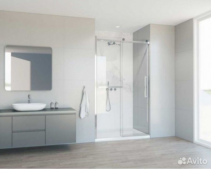 Душевая дверь Vincea Como Soft VDS-1CS 130 см, стекло 8 мм, плавное закрытие