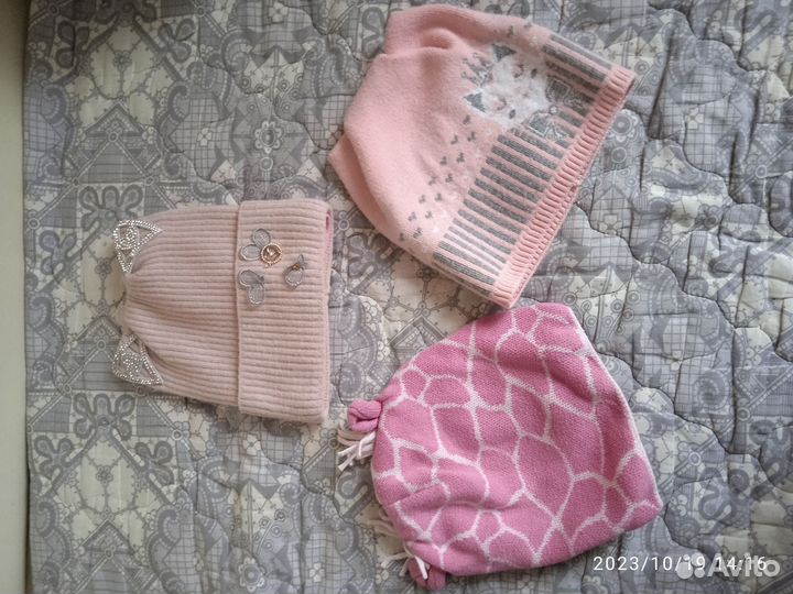 Шапки на девочку
