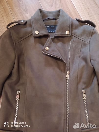 Замшевая куртка sinsay 42