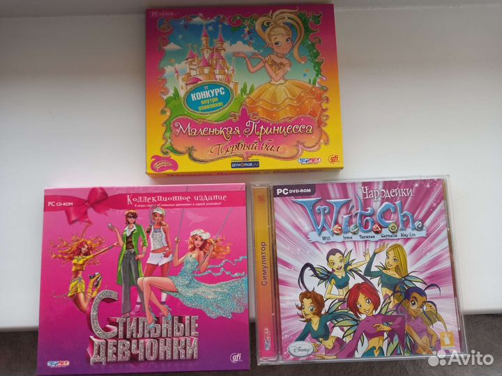 Игры детские,компьютерные,Winx club и другие