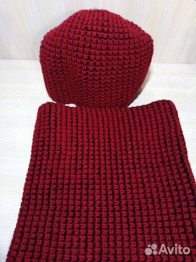 Комплект шапка и шарф - снуд