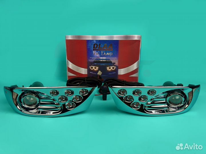 Туманки Toyota Land Cruiser Prado 120 2002-2009г