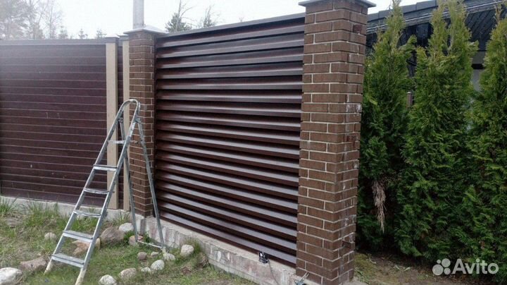 Ламели жалюзи для забора с доставкой