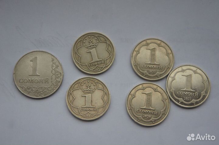 Таджикские монеты сомони