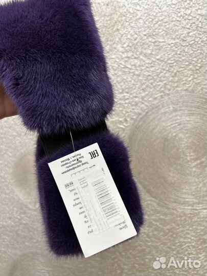 Повязка на голову норковая