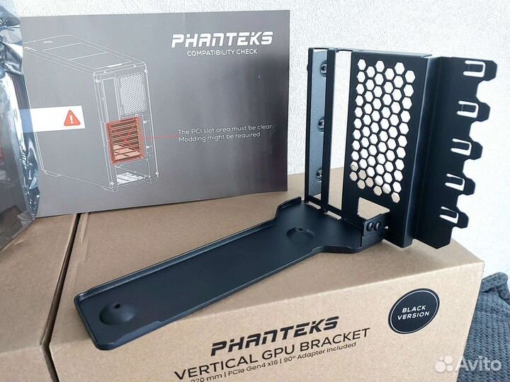 Держатель видеокарты + шлейф Pci 4.0 (Новый)