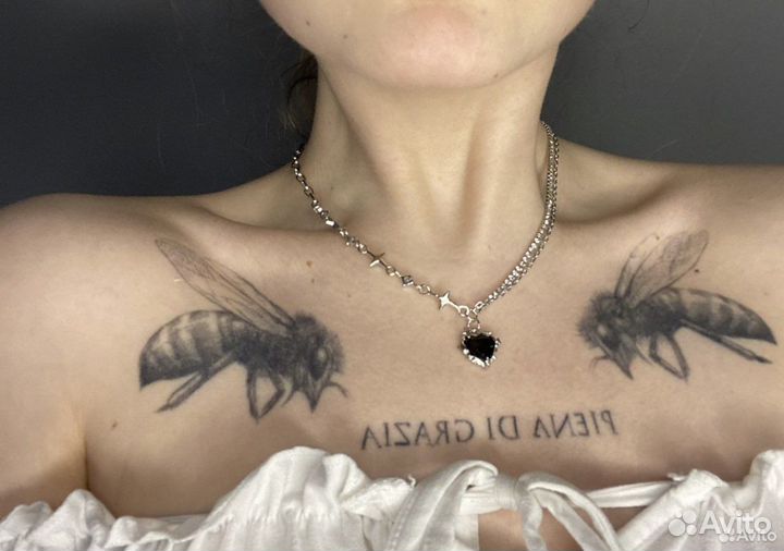 Серьги, колье, браслеты много