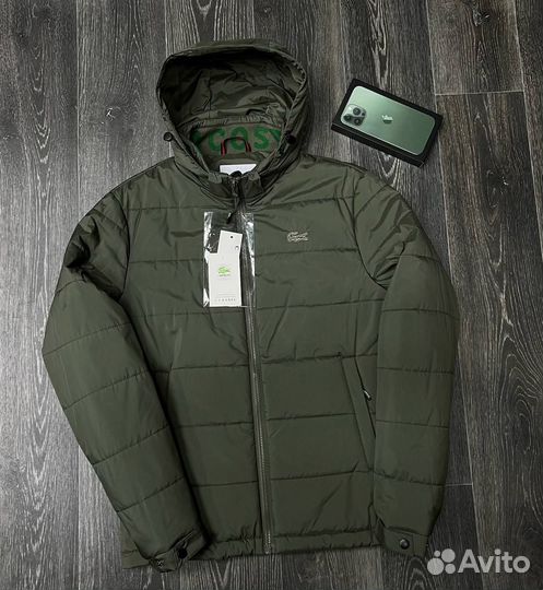 Куртка мужская демисезонная Lacoste, размер 48,50