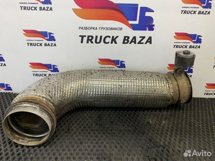 Приемная труба глушителя Man TGA, Man TGS, Man TGX