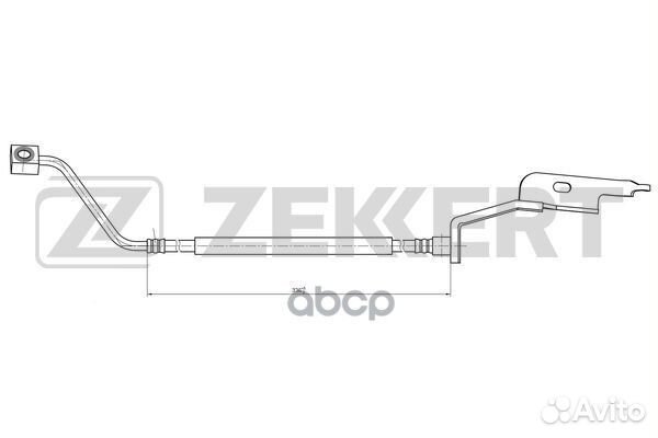 Шланг тормозной передний левый Chrysler Voyager
