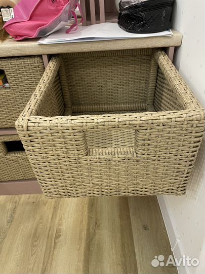 Ящик из ротанга