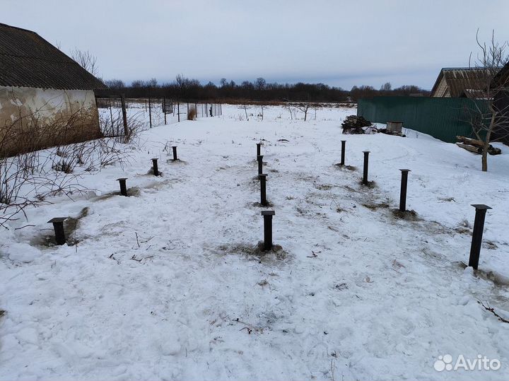 Свайный фундамент / Винтовые сваи под ключ