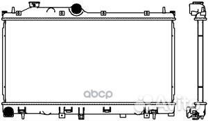 Радиатор двигателя 34218507 Sakura