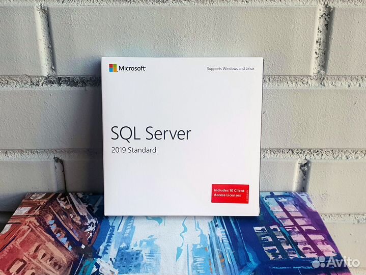 Microsoft SQL Server 2019 Standard DVD 10 Clt BOX