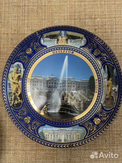 Тарелка декоративная керамика