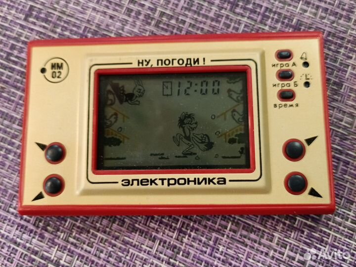 Игра электроника Ну, погоди Новая 1992г. редкая