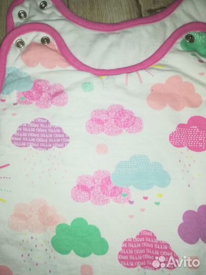 Спальный тёплый мешок mothercare 80рр