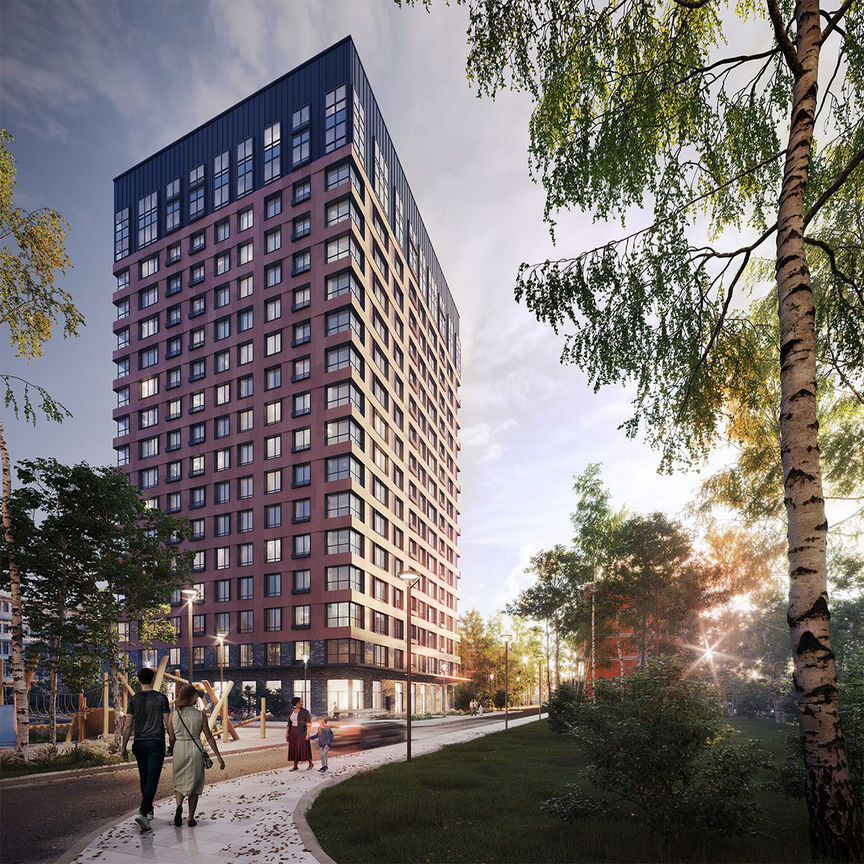 1-к. квартира, 42 м², 13/17 эт.