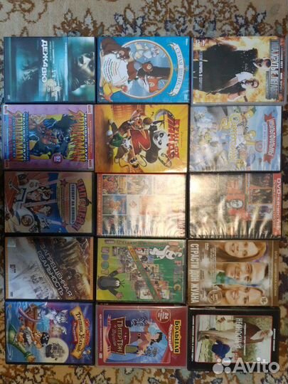 Диски: мультфильмы и фильмы