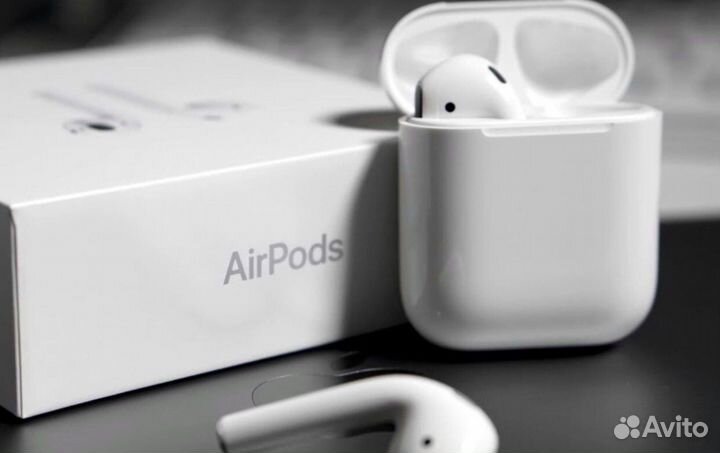 AirPods 2 «Оригинал» (Доставка,Чехол,Гарантия)