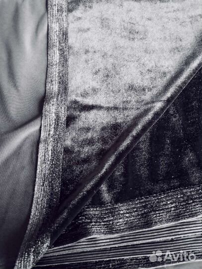Отрез ткани Бархат-стрейч
