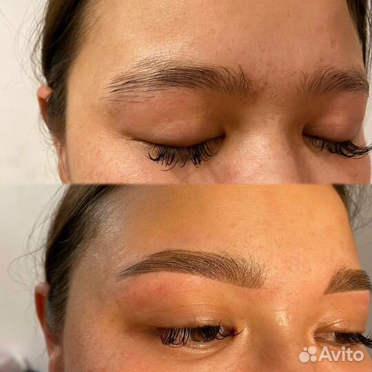 Брови (коррекция, окрашивание, ламинирование)
