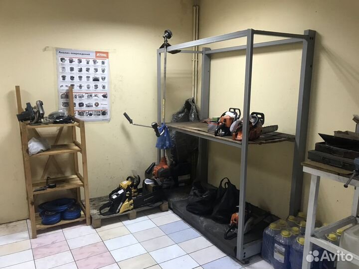 Ремонт бензопил, триммеров, заточка цепей