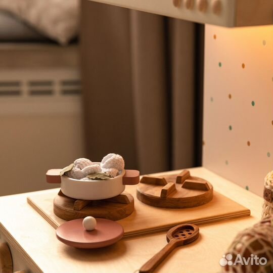 Детская деревянная кухня