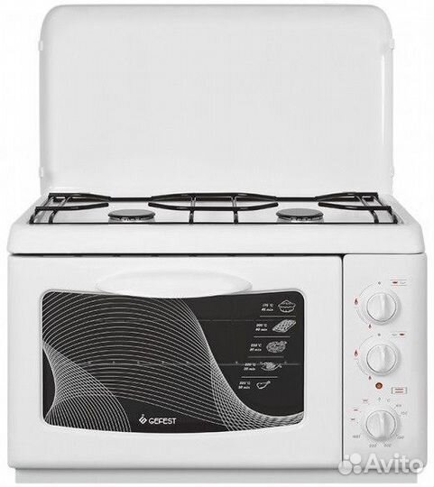Настольная комбинированная плита gefest пгэ 120