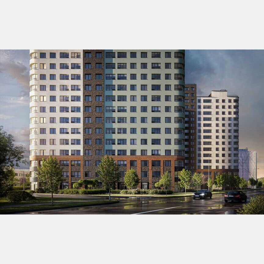 1-к. квартира, 37 м², 8/17 эт.